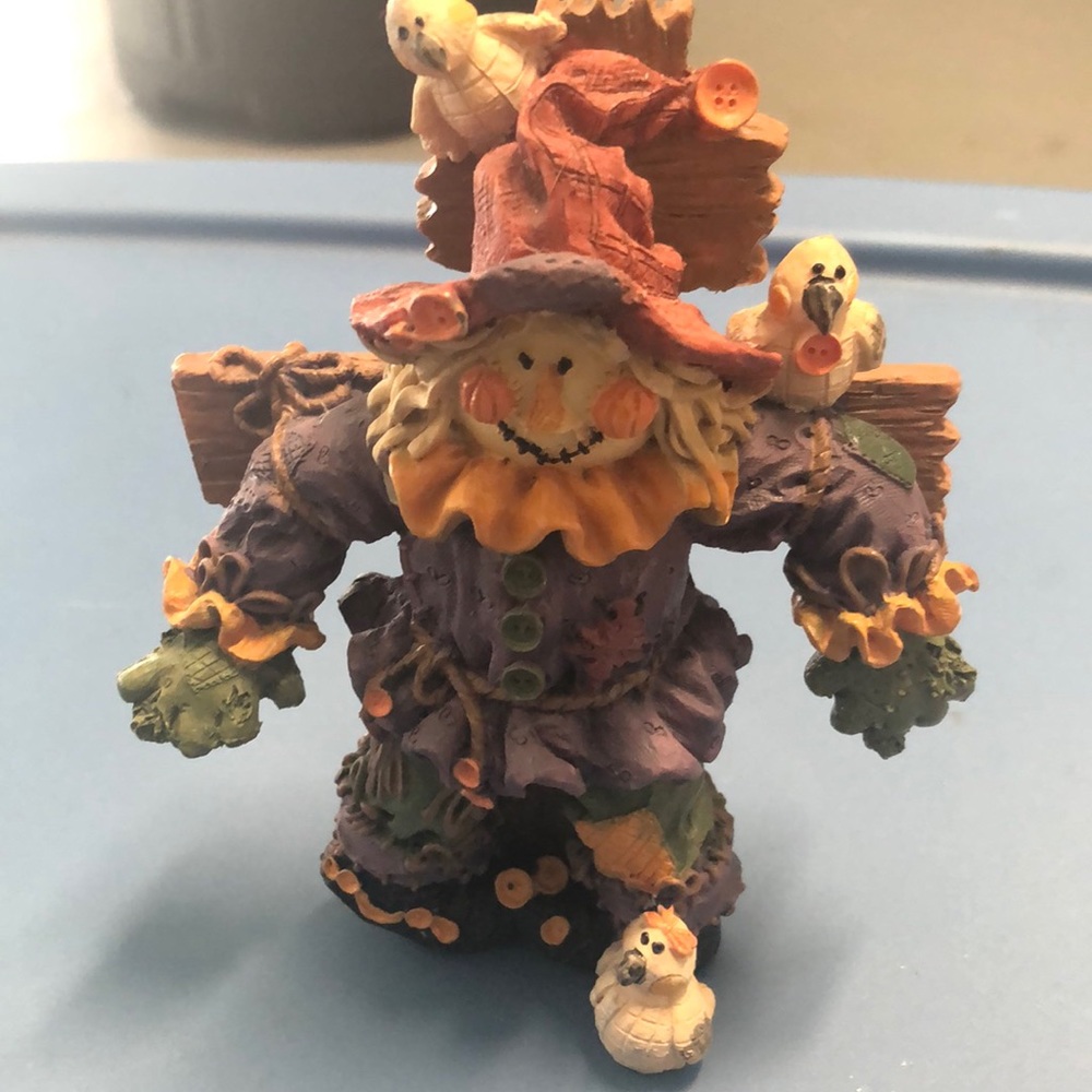 🎃🎃🎃🎃Vintage Ceramic Scarecrow😎